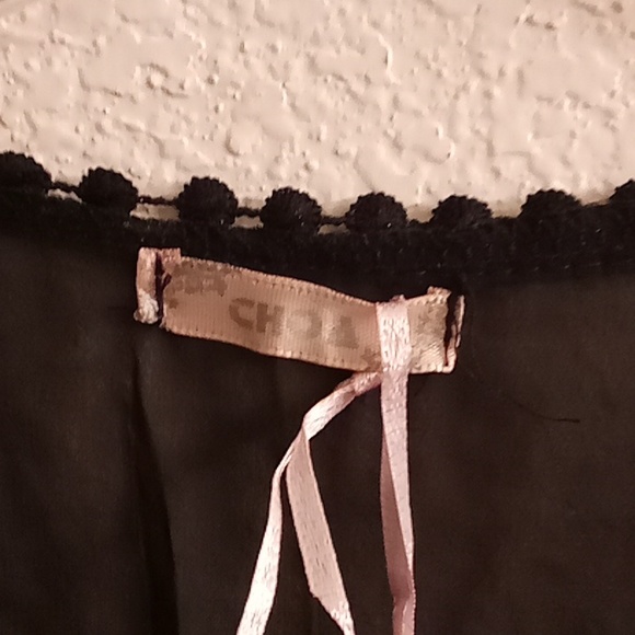 NEW CHOA  Boho Party Goth One Size Floral Black Color A13 - Picture 11 of 13